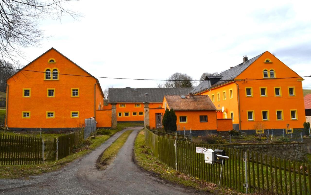 Ferienwohnung Klueger Seitenhain Liebstadt エクステリア 写真